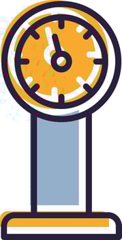 Meter Filled up Gauge Measure Counter Instrument vector