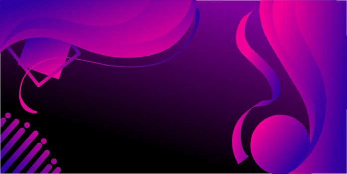 Pink Purple Fluid Abstract Background with 3D Spheres vector