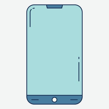 Modern Smartphone Minimalist Design vector