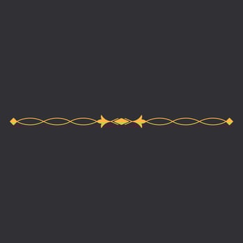 Vintage Minimalist Divider Line 9 vector