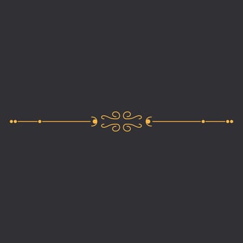 Vintage Minimalist Line Divider 6 vector