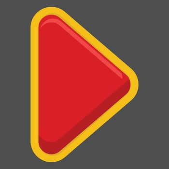 Play Button Minimalist Design vector