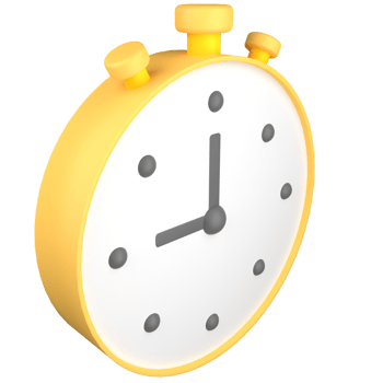 Stopwatch Timer 3D Illustration png