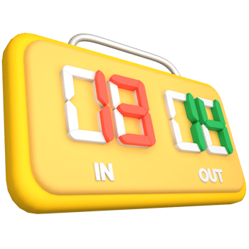 Substitution Board 3D Illustration png