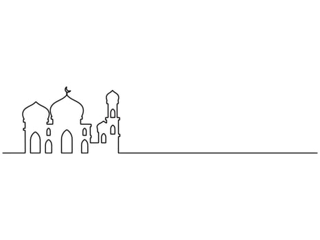 Mosque Line Art vector