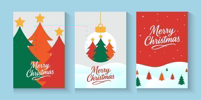 Merry Christmas and Happy New Year 2026 greeting card, poster, banner, holiday cover. Xmas template in watercolor style with 2026 design in gold green blue and red colors for ads and promo web vector