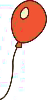 Hand Drawn Balloon Drawing vector