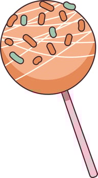 Handdrawn Lollipop Candy vector
