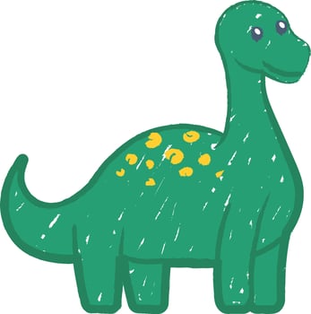 Dinosaur Crayon Kids Scribble vector