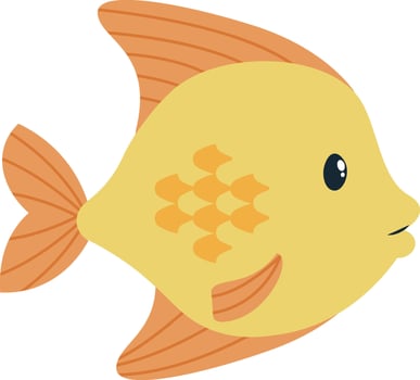 Fish Cartoon Character Illustration vector
