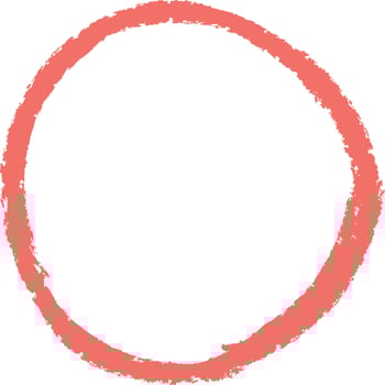 Hand Drawn Crayon Circle Shape vector