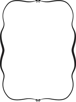 Hand Drawn Ribbon Frame Icon vector
