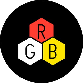 Rgb lightest Red Green Blue Color Model Digital Colors vector