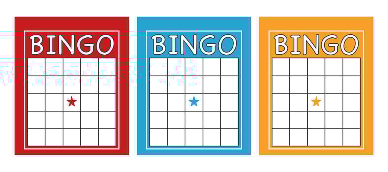 Set Bingo cards template blank lotto template, board game background grid, Vintage empty game ticke for numbers. Layout, Lottery ticket, lotto game template, bingo cards symbol outline silhouette vector