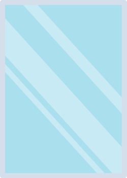 Rectangle Mirror Accessory vector