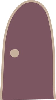 Handdrawn Home Door vector