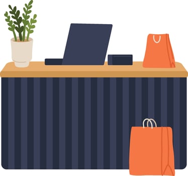 Sales Manager Table vector