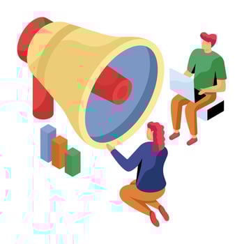 An illustration design of business marketing vector