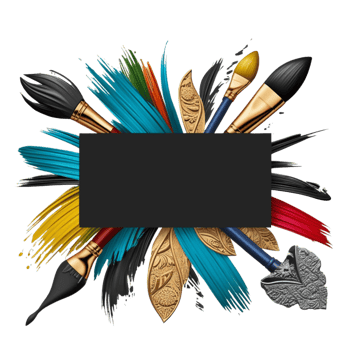 paint brushes design png