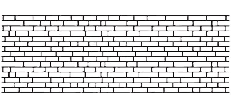 Seamless Structural Brick Wall Pattern for Building and Construction Projects vector