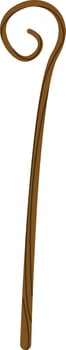 Wooden Wizard Stick vector