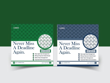 Legal services deadline management design vector