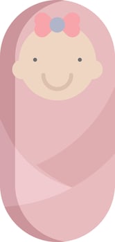 new born flat icon design vector