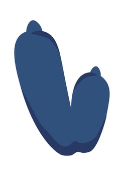 Abstract Organic Shape Illustration vector
