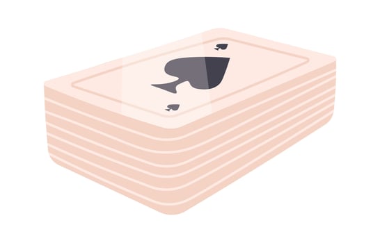 Stack of Playing Cards vector