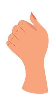 Thumbs Up Gesture Illustration vector