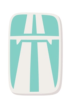 Highway Road Sign Symbol vector