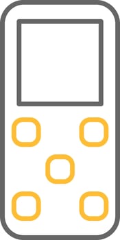 Cell Phone Icon mobile call device vector