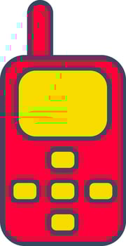 LG Cellphone then linesdedBubble mobile phone tech vector
