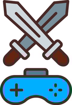 Adventure Game Flat Design Piece vector