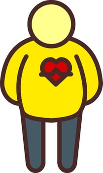 Obesity Gradient Style Element vector