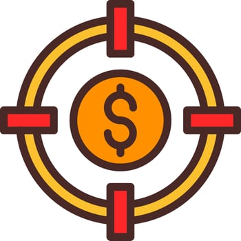 Target Modern Shape Graphic vector