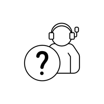 Icon a service, isolated against a clean background vector