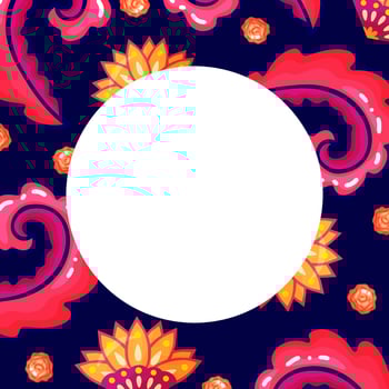 Diwali Festival Greeting Card Template vector