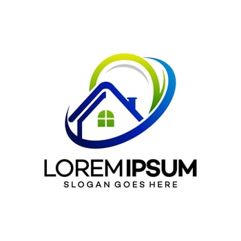 Logo design for real estate brand vector