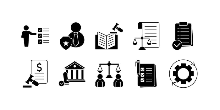 Set of repair Icons or symbols, vector