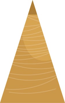 Geometric Bamboo Shoot Shape vector