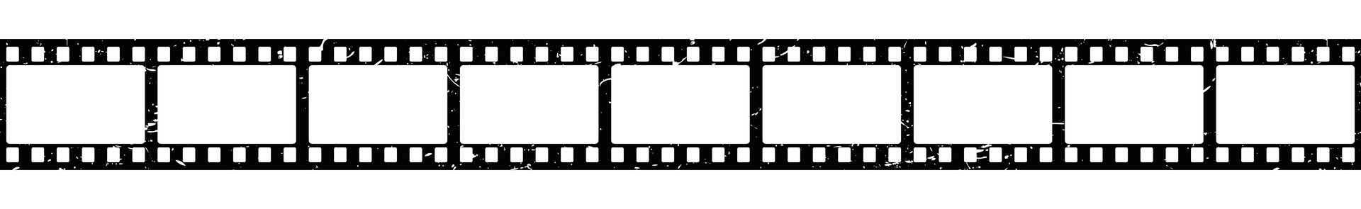 Cinema icons. Filmstrip. Film reel. Movie roll cassette. vector