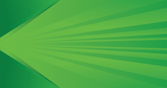 Modern Green Abstract Background With Geometric Shapes and Radiating Design vector