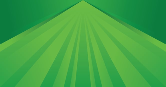 Abstract Green Gradient Background with Radiating Stripes and Symmetric Patterns vector