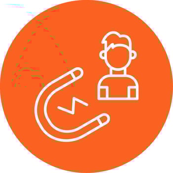 Smart Client Acquisition Tactics Line Multi Circle vector