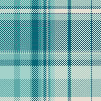Teal plaid pattern. Versatile textile for backgrounds, apparel, design projects. Cozy, classic style for a wide range of creative applications. vector